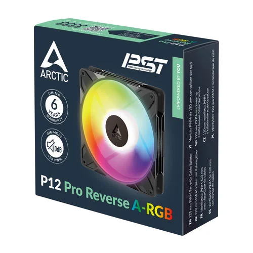 Arctic P12 Pro Reverse ARGB 120mm Cabinet Fan